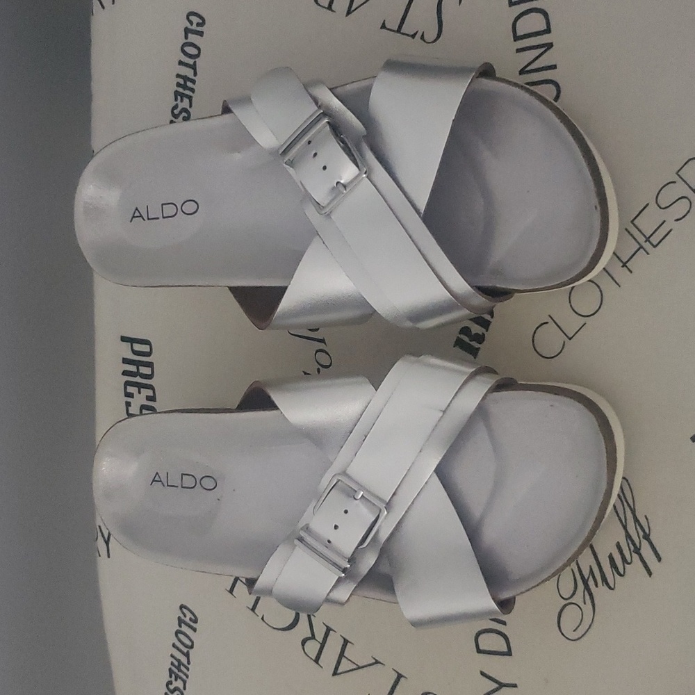 Aldo Silver Slides